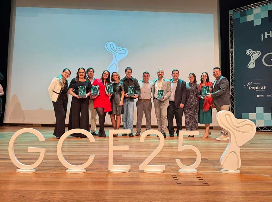 Avient group accepting award